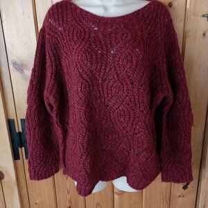 Brick red sweater by Gottardi